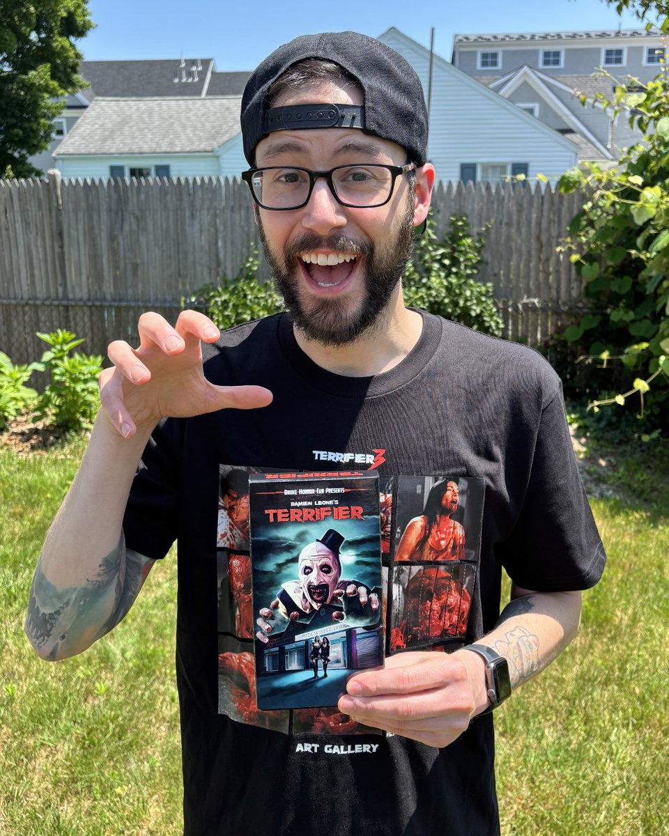 Terrifier tapes are shipping now! Book boxes coming soon.