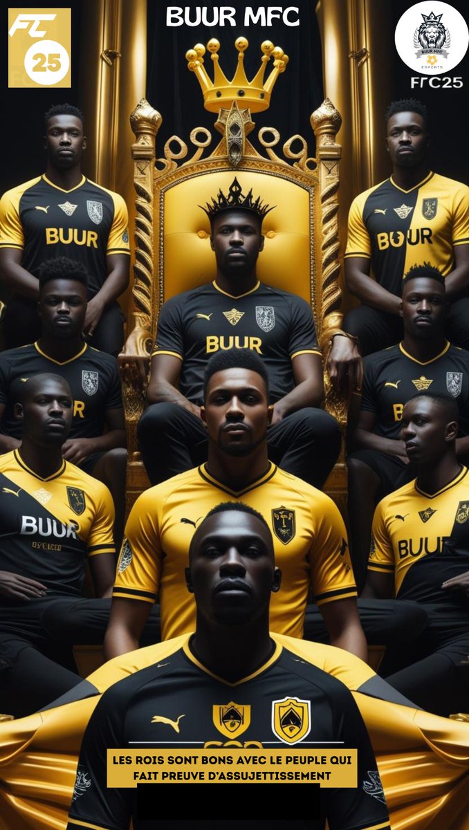 BUUR MFC (@buurgfc) on Twitter photo Buur est de retour. La <a href="/Esports_BL221/">Bénèn Level esports</a> ? C’est notre royaume. Les autres clubs ?
Nos vassaux. Faites vos révérences !
Les rois sont bons avec le peuple qui fait preuve d'assujettissement ! Buur est de retour. La <a href="/Esports_BL221/">Bénèn Level esports</a> ? C’est notre royaume. Les autres clubs ?
Nos vassaux. Faites vos révérences !
Les rois sont bons avec le peuple qui fait preuve d'assujettissement !