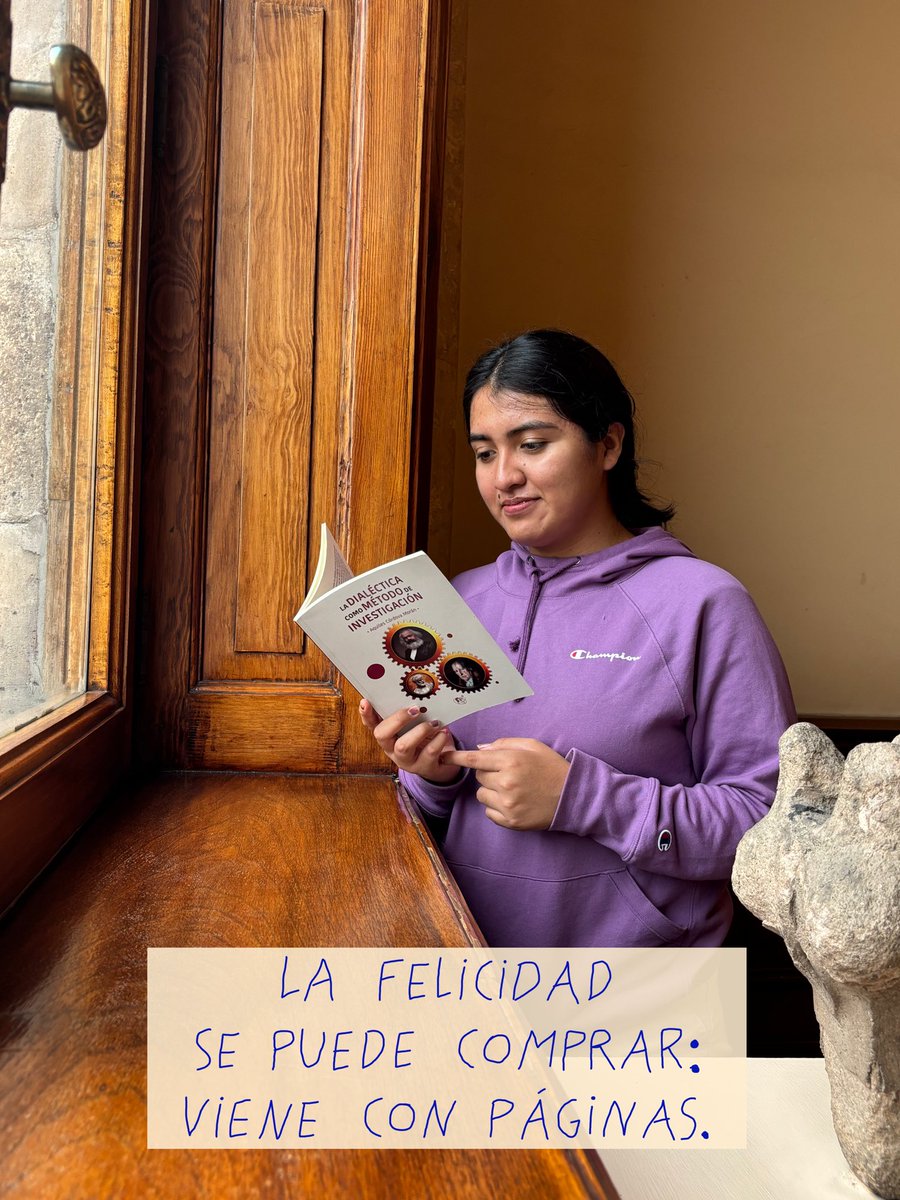Ed_Estentor's tweet photo. La felicidad se puede comprar: viene con páginas.
Pero no cualquier página.
Este libro propone un método riguroso y liberador: la dialéctica. Leerlo es aprender a investigar desde una lógica distinta, transformadora y con conciencia social.
#Dialéctica #LeerEsPoder https://t.co/PM6EO9n8TC