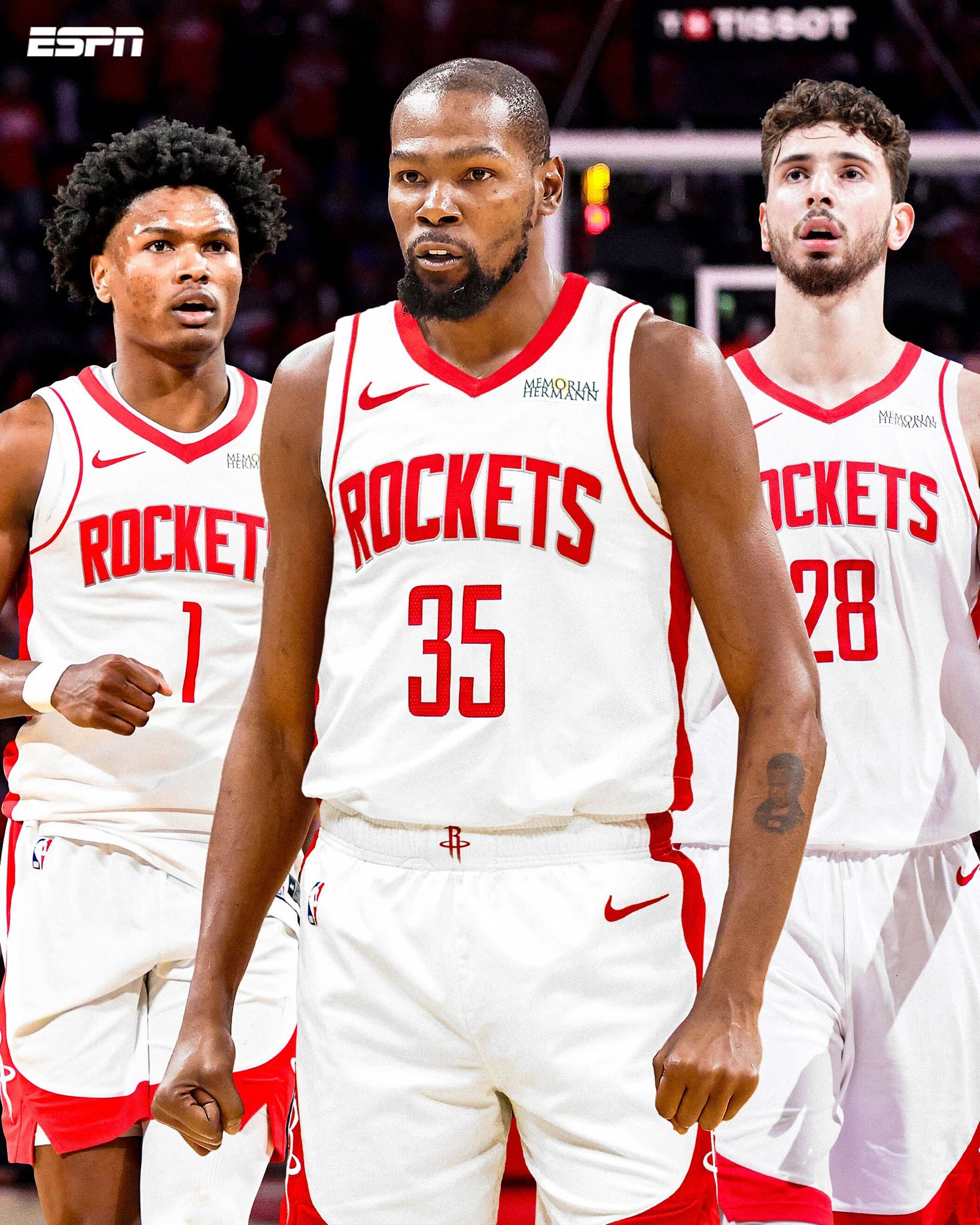 Kevin Durant ゲームジャージ(2025 Rocketレッド)M Kevin Durant 2024/2025 Jersey - Elite Fanstore