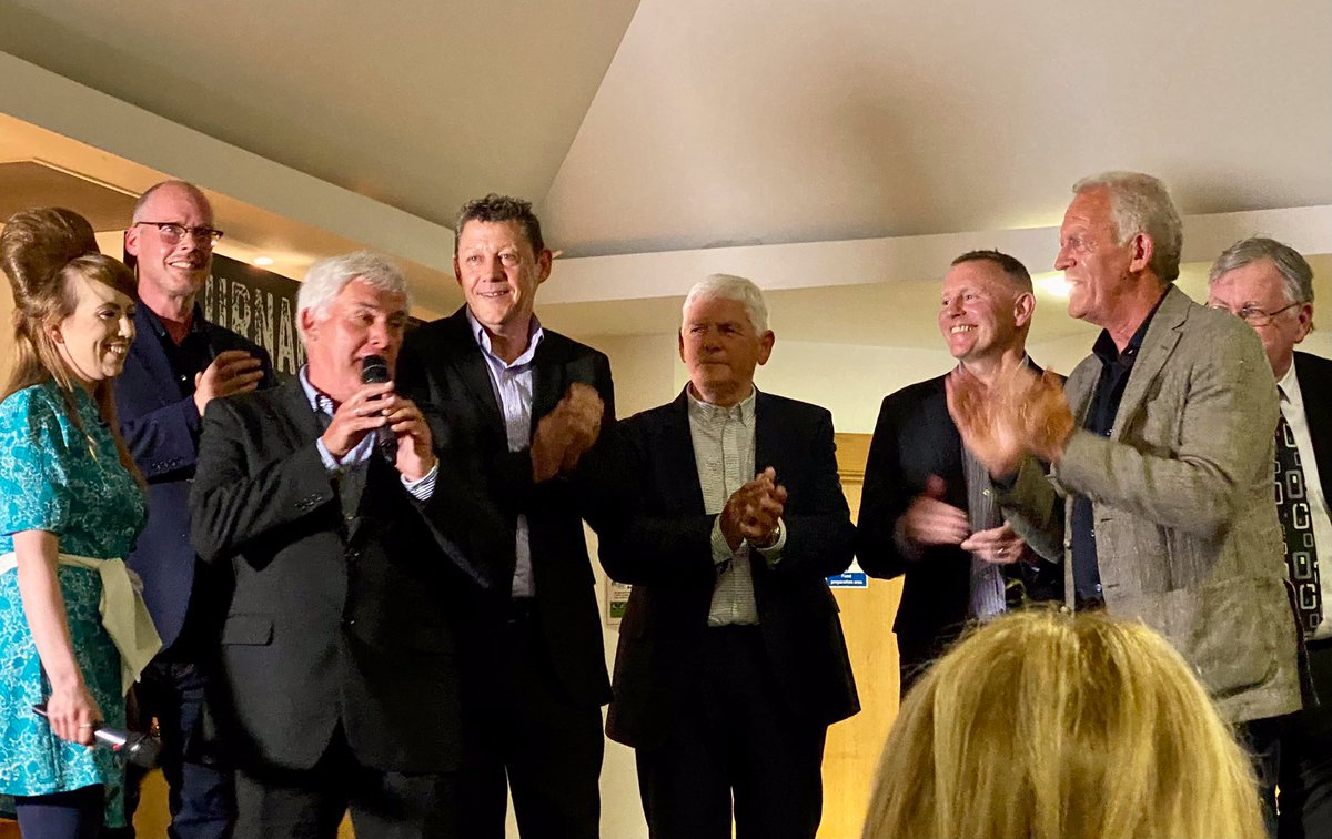 Dudley Lewis and the Boys of '81 at the 'Tosh' premiere, May 2022. Such a devastating loss to the club and the city x