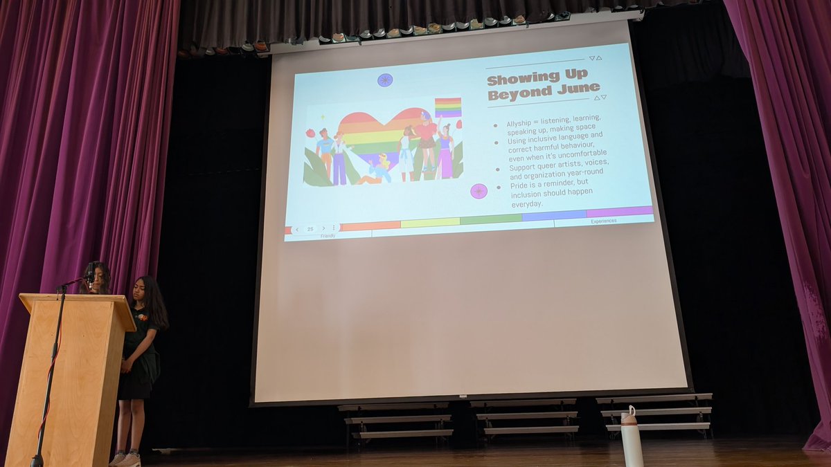Our final assembly of the school year was a huge success! Students led powerful presentations for National Indigenous, Pride, Italian, and Portuguese-Speaking Heritage Month. We also celebrated our amazing Perseverance award winners, what a way to end the year! <a href="/WoodbineMS/">Woodbine Middle School TDSB</a>