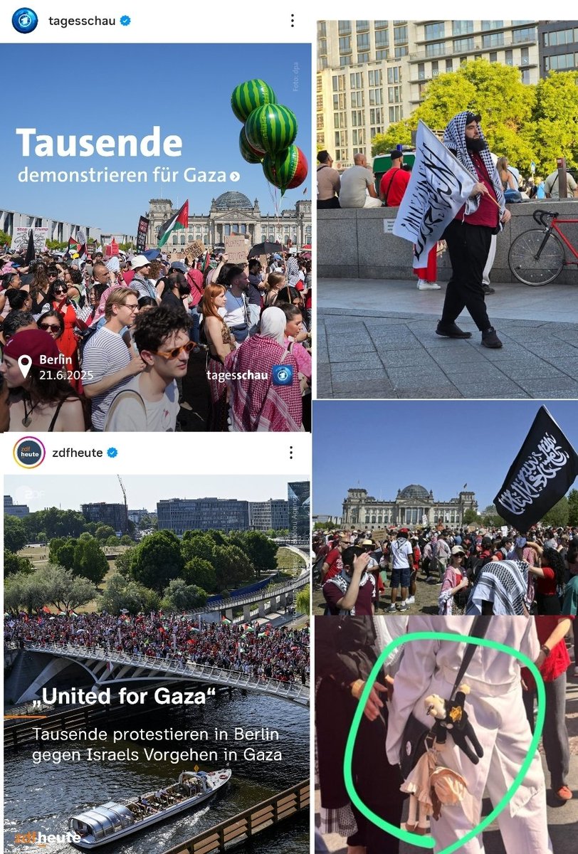 Warum zeigen Tagesschau und ZDF heute keine Bilder von Islamismus und Antisemitismus bei der gestrigen Gaza Demo in Berlin? #OerrBlog