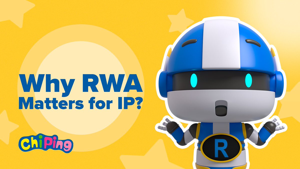 Why should a cartoon IP care about RWA?

Because imagination shouldn’t stay on screen.

With ChiPing:

🔗 IP is linked to real assets
🛍️ Merch = revenue
🎢 Theme parks = community
📺 Broadcast = global impact

We’re building a universe where watching is just the beginning.