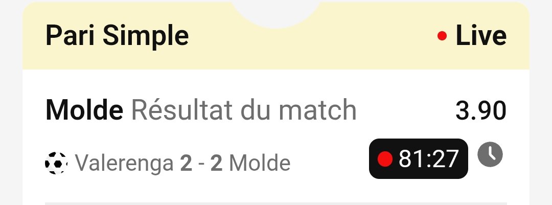 Num3ro_Crypt0's tweet photo. Pari live côte actuelle 3.90 🔥
Ne la loupez pas ! Attention, celle-ci est risquée 

Bilan aujourd'hui :

✅ Côte 1.70
🆕 Côte 3.90 https://t.co/kFlx6noLyL