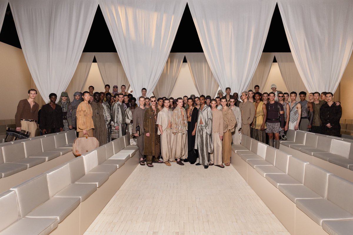 Armani (@armani) on Twitter photo A unified gaze toward the future, grounded in the quiet power of origin, defines ORIGINI, the Emporio Armani Spring Summer 2026 Menâs Fashion Show at Armani/Teatro.
Credit <a href="/sgpitalia/">SGP Stefano Guindani</a> A unified gaze toward the future, grounded in the quiet power of origin, defines ORIGINI, the Emporio Armani Spring Summer 2026 Menâs Fashion Show at Armani/Teatro.
Credit <a href="/sgpitalia/">SGP Stefano Guindani</a>