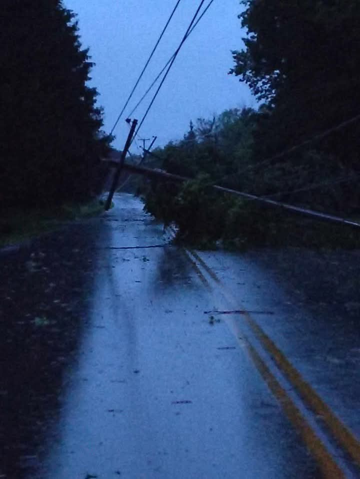 DieToBeSky's tweet photo. NYS had some storms roll through this morning. Hopefully anyone in NYS is safe and well. There's more coming because of the extreme heat index. Stock up before the next roll in. https://t.co/q4dObkUSJ9