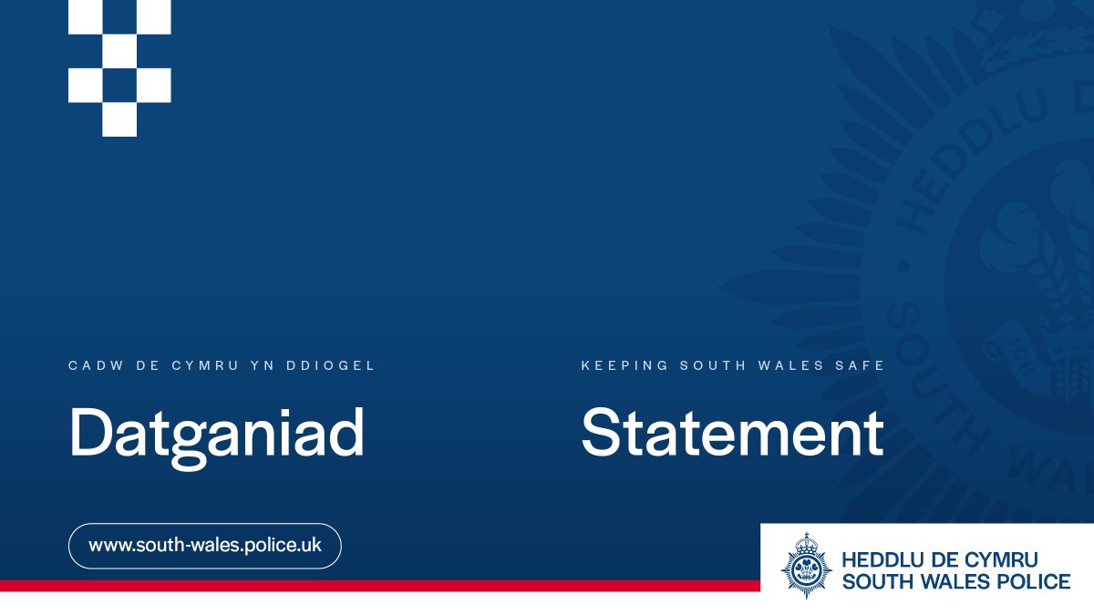Teimlwn yn drist iawn ynghylch y newyddion bod swyddog o Heddlu Gaerloyw wedi marw tra yn ei ddyletswydd y penwythnos yma. 

Anfonwn ein cydymdeimlad diffuant i deulu, ffrindiau a chydweithwyr PC Ian Minett. 

💙