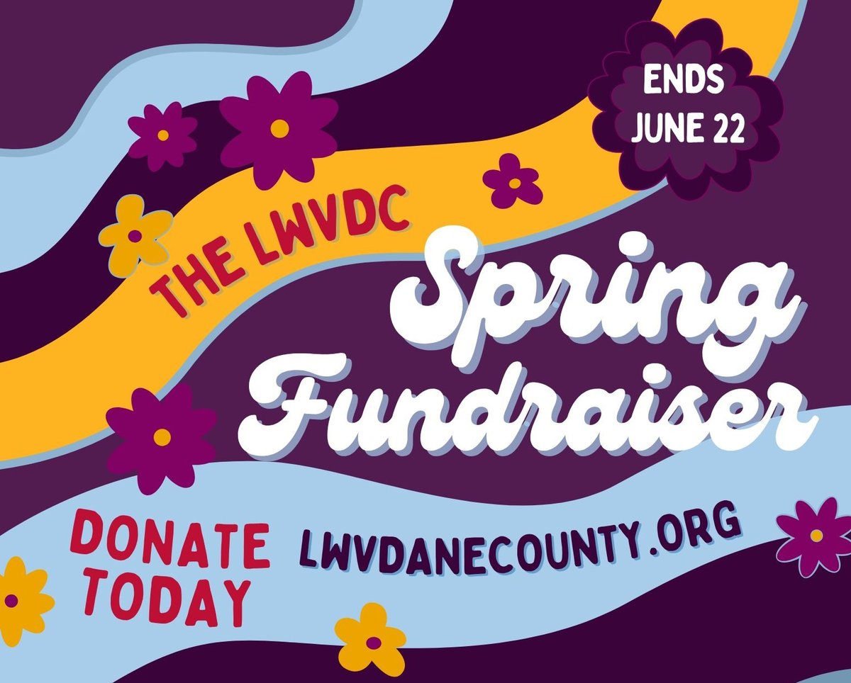 Our Spring Fundraiser ends today. Be sure to get your donations in so we can continue our work Defending Democracy and Empowering Voters! Any amount is appreciated. Donate at: bit.ly/3UxFzg0