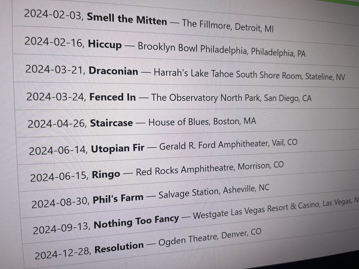 Hall of Fame voting ends today. Cast your vote! <a href="/umphreysmcgee/">Umphrey's McGee</a>