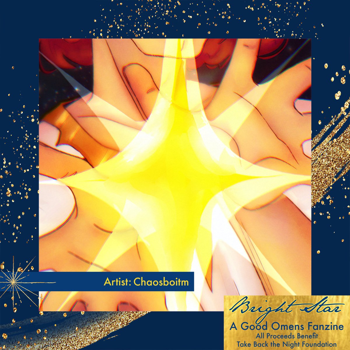 Our Own Side Fundraiser (@ourownsidefund) on Twitter photo Today's spotlight by <a href="/chaosboitm/">Asteri/Chaos ⭐️🍉</a> features angel Crowley creating a star, fitting for our celestial zine 'Bright Star'!
All profits go to the 'Take Back the Night Foundation'.
pyracantha.itch.io/bright-star
#goodomens #oowsfundraiser #brightstarzine Today's spotlight by <a href="/chaosboitm/">Asteri/Chaos ⭐️🍉</a> features angel Crowley creating a star, fitting for our celestial zine 'Bright Star'!
All profits go to the 'Take Back the Night Foundation'.
pyracantha.itch.io/bright-star
#goodomens #oowsfundraiser #brightstarzine
