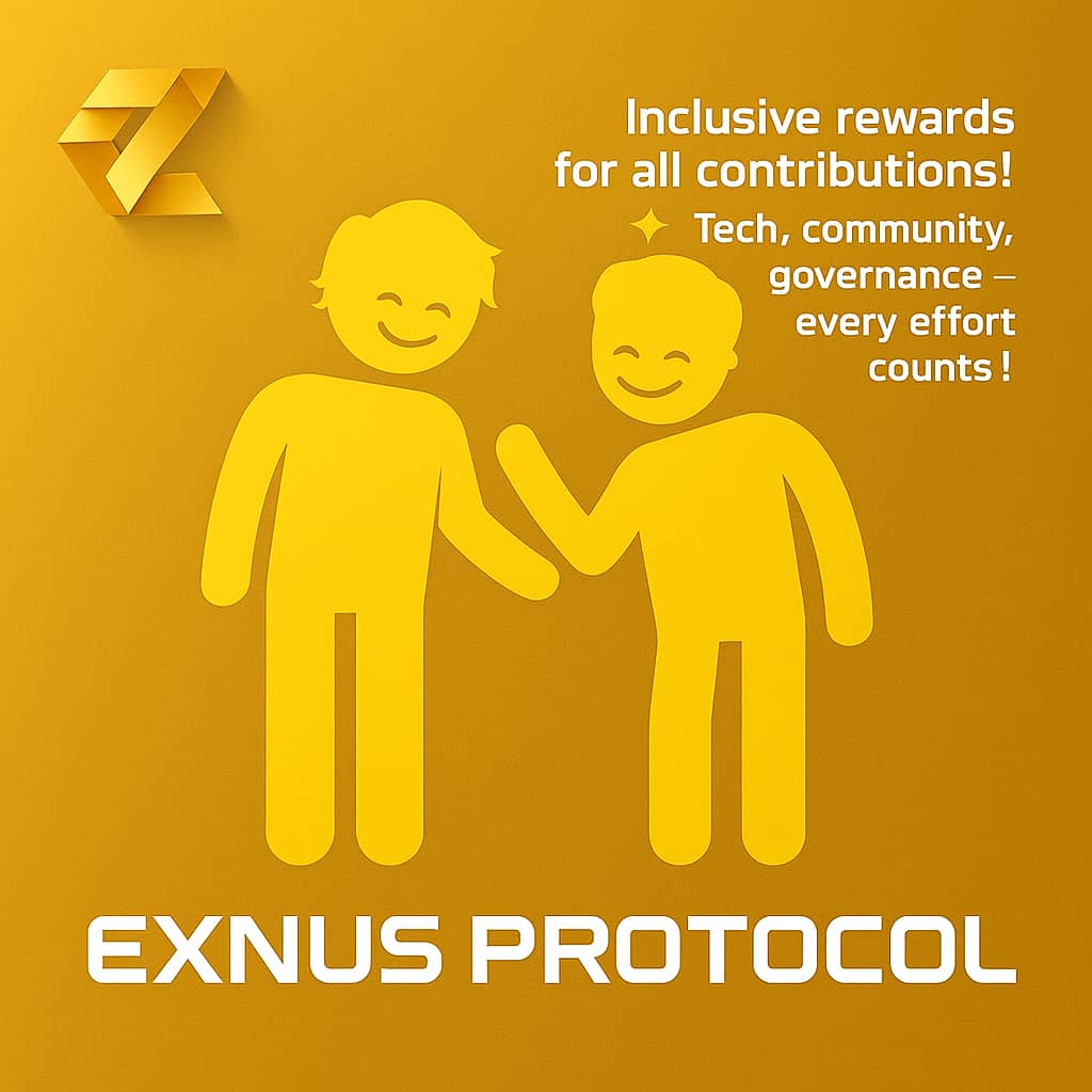 exnusprotocol's tweet image. Core Principles of the Rewarding  System

Inclusivity:
Rewards are designed to encompass a wide range of contributions, from technical development to community engagement and governance participation.
#exnusprotocol  #CryptoCommunity  #Rewards