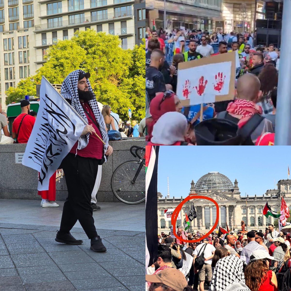 ❗️In Berlin marschierten gestern mehr als 12.000 Rechtsradikale auf, skandierten  rassistische Parolen und lieferten sich Schlägereien mit der Polizei. Die Reichskriegsflagge wurde u.a. gezeigt. 40 Personen wurden festgenommen.

Ein breites gesellschaftliches Bündnis aus der