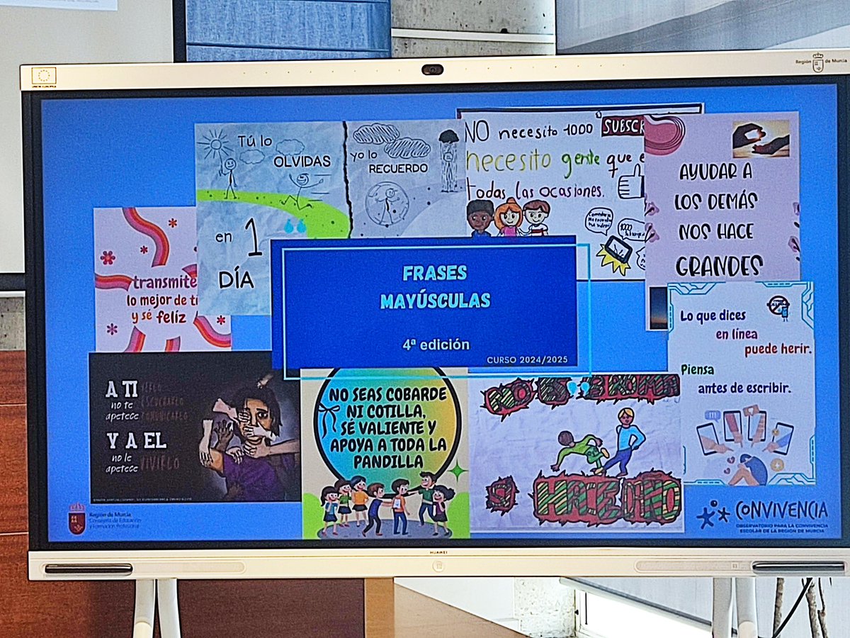 🎉 Nuestra alumna de 3º ESO Ainhoa Ventura, ganadora de la IV edición del concurso #FrasesMayúsculas, por su mensaje a favor de la convivencia escolar 💬💛
Orgullosos de ver cómo su eslogan inspirador pronto decorará un mural en el instituto 🎨
¡Enhorabuena! 👏