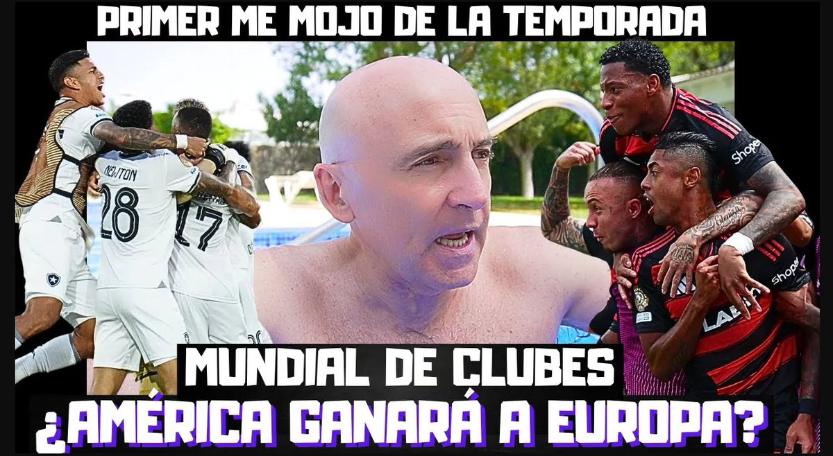 Julio Maldonado (@mundomaldini) on Twitter photo Sí, ya está aquí el primer "me mojo" del verano. Para la semana que viene os tengo preparada una sorpresa 😉
¿SUDAMÉRICA GANARÁ A EUROPA? ¿QUÉ ESTÁ PASANDO? ME MOJO, MUNDIAL DE CLUBES youtu.be/lSRSpzhOagU?si…
(os espero luego en <a href="/tjcope/">Tiempo de Juego</a> con el Real Madrid-Pachuca) Sí, ya está aquí el primer "me mojo" del verano. Para la semana que viene os tengo preparada una sorpresa 😉
¿SUDAMÉRICA GANARÁ A EUROPA? ¿QUÉ ESTÁ PASANDO? ME MOJO, MUNDIAL DE CLUBES youtu.be/lSRSpzhOagU?si…
(os espero luego en <a href="/tjcope/">Tiempo de Juego</a> con el Real Madrid-Pachuca)