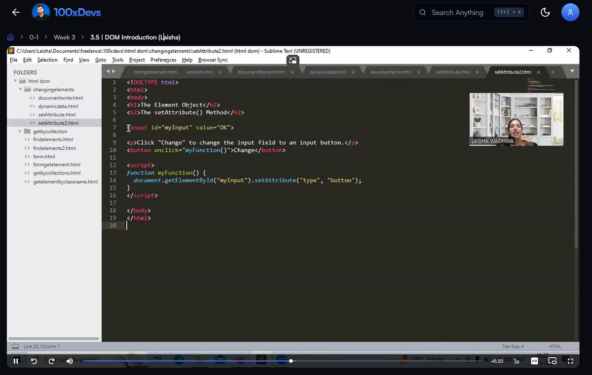 Shreyash100xDev's tweet image. 🚀 Week 3.5: Mastering DOM Manipulation in JavaScript! 🖥️✨

This week, I explored how to make web pages dynamic and interactive using DOM Manipulation with @laishawadhwa 

#JavaScript #DOMManipulation #FrontendDevelopment #100xDevs #WebDevelopment #LearnInPublic #BuildInPublic