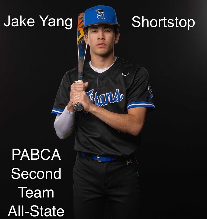 CB South Baseball (@cbsouthbaseball) on Twitter photo 2nd Team All-State! Congratulations to our SS Jake Yang on being selected by the PA Baseball Coaches Association All-State Team.
Jake lead our team on and off the field. 2x Team MVP, 2x All-SOL, 2x Captain and 4x varsity letter winner. <a href="/CBSouthTitans/">CBSouthTitans</a> #FollyBoys <a href="/JakeYang88/">JakeYang88</a> 2nd Team All-State! Congratulations to our SS Jake Yang on being selected by the PA Baseball Coaches Association All-State Team.
Jake lead our team on and off the field. 2x Team MVP, 2x All-SOL, 2x Captain and 4x varsity letter winner. <a href="/CBSouthTitans/">CBSouthTitans</a> #FollyBoys <a href="/JakeYang88/">JakeYang88</a>