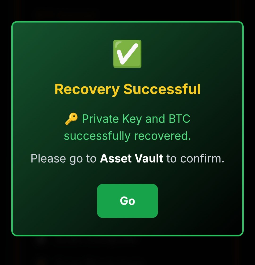 RKeyForge's tweet photo. Let's go...
This app will help you to recover your lost btc, privkey and seedphrase..with no upfront cost..
https://t.co/tp7hv9MB34

#btc #usdt #Iran #privatekey #IranIsraelConflict https://t.co/GfPCWmafnV