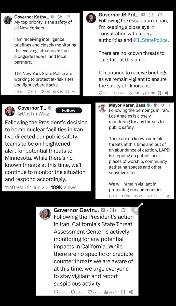 I see the talking points went out and all are in sync with each other. Democrats are the enemy of the people!