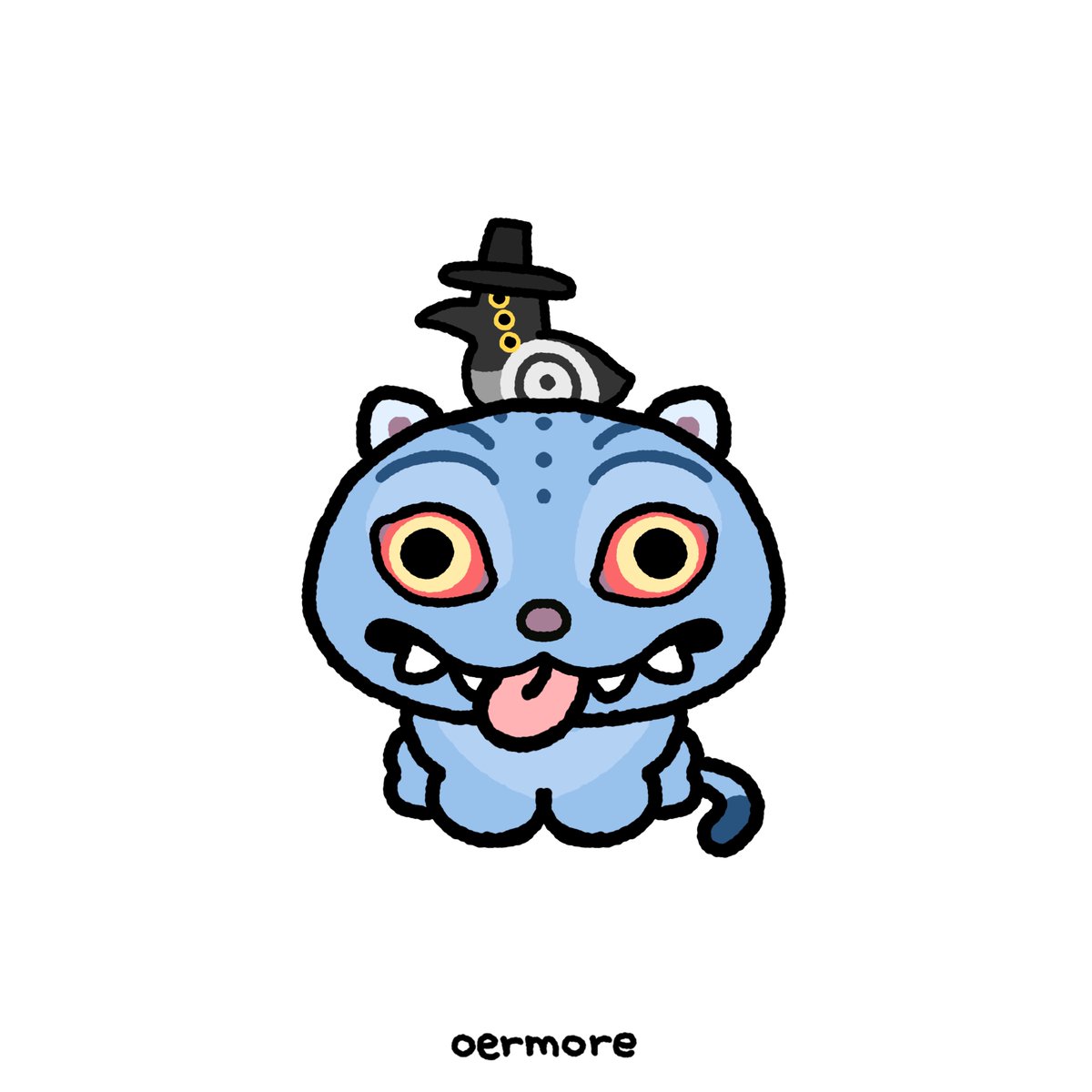 o_er_more's tweet photo. 🐯🐦‍⬛
#KPOPDEMONHUNTERS https://t.co/Oi9L7d9aEc