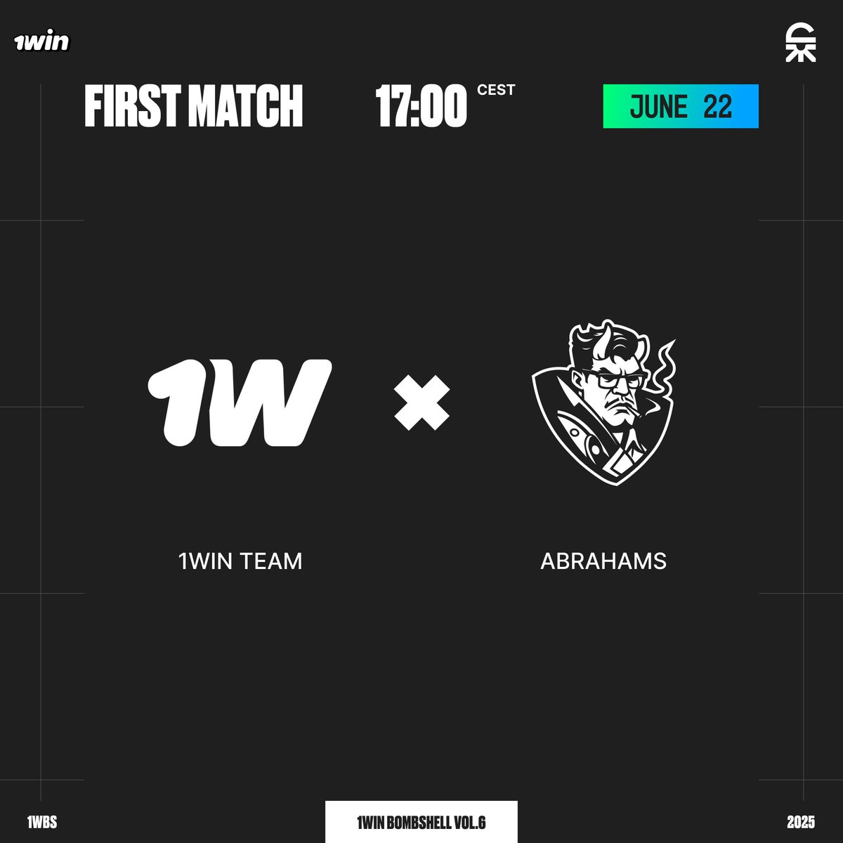 The final of the 1win Bombshell Vol.6 tournament is starting very soon! We’ll kick off the evening with a battle between the following teams:

1win Team VS Abrahams

Twitch: bit.ly/4e5yZG1
YouTube: bit.ly/43SXN0A

#1win #bombshell #deadlock
