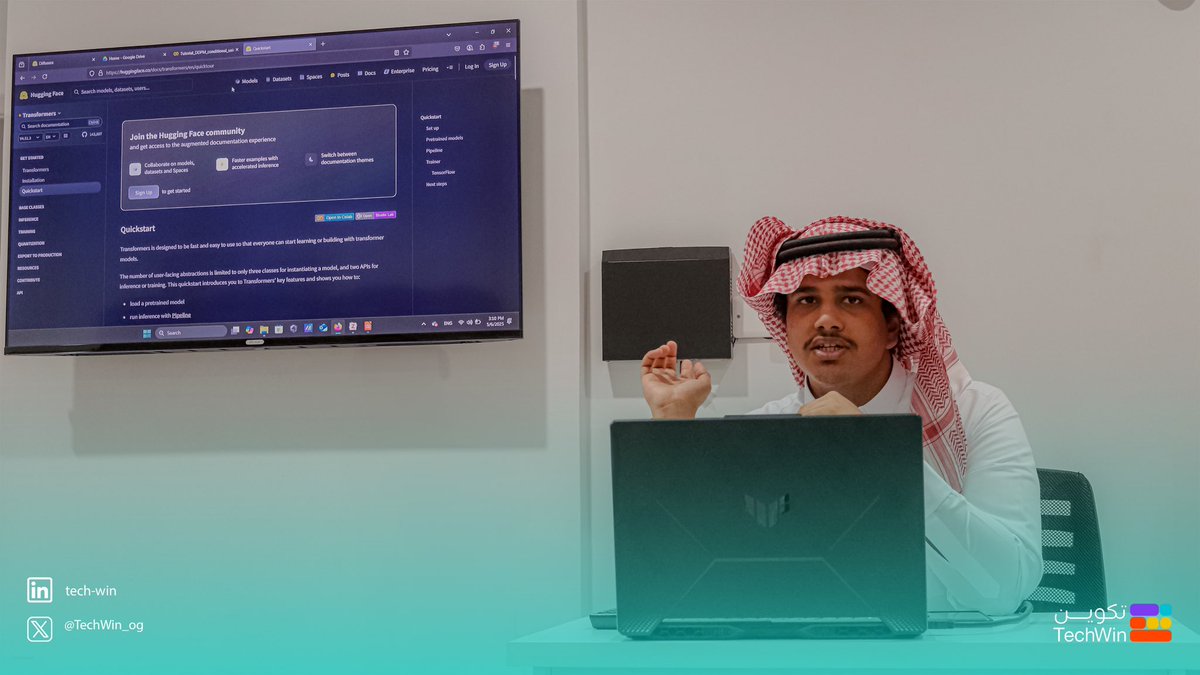TechWin_og's tweet image. أقامت #تكـــوين لقاءً مثريًا وممتعًا عن &quot;سوق العمل السعودي في مجال الذكاء الاصطناعي&quot; 💻💼
حيث شاركنا @leetm5n تجربته في سوق العمل كطالب وحديث تخرج من مرحلة البكالوريوس
وتحدث عن طبيعة السوق، أهمية التعلم الذاتي، المهارات المطلوبة، وكيفية إثبات الكفاءة عبر GitHub, Kaggle وغيرها 💫