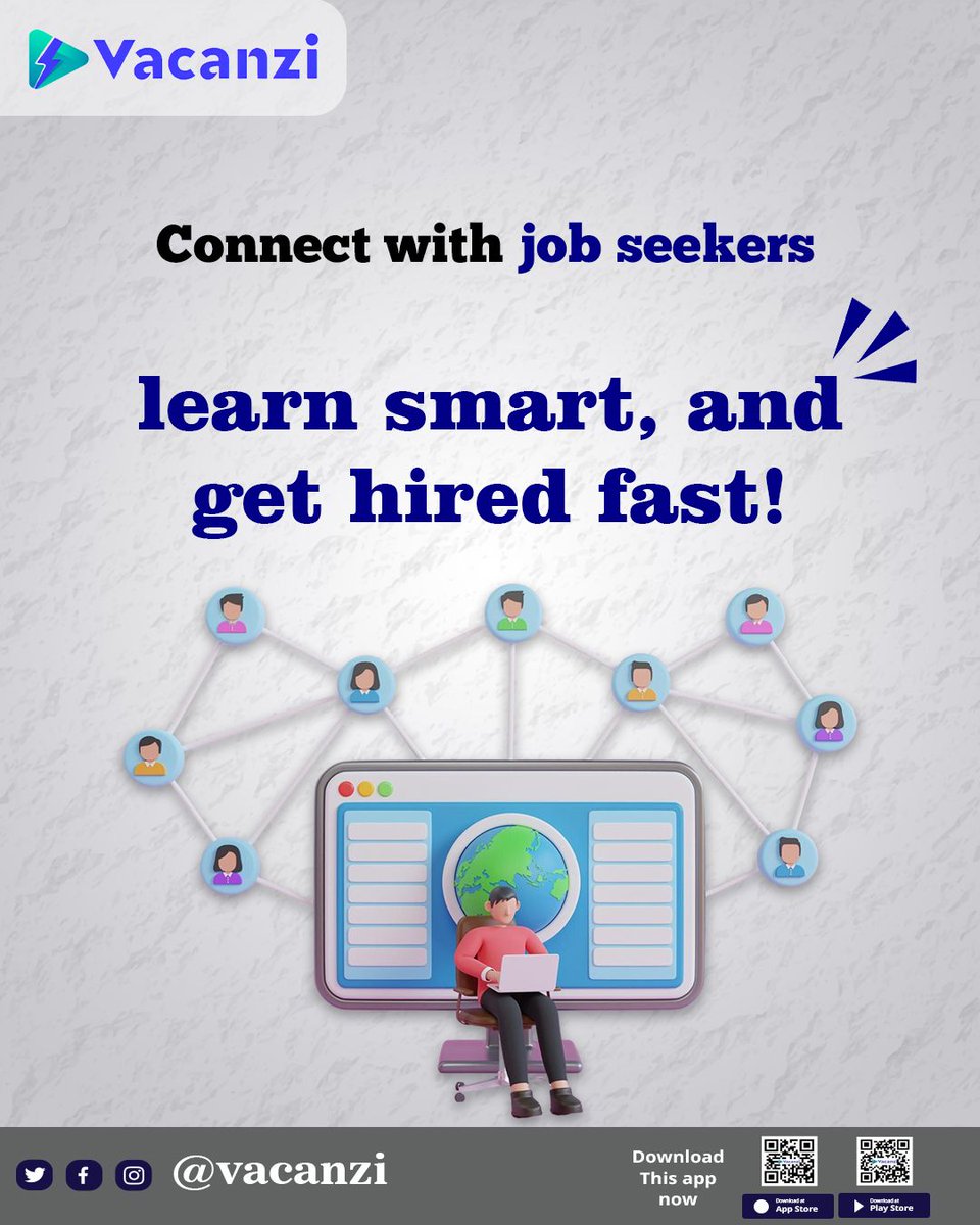 vacanzi102's tweet photo. Frustrated with your job hunt? Vacanzi is here to help you:
✅ Connect with a thriving community of job seekers
✅ Learn smart 
✅ Get hired faster than ever!

Download Vacanzi and transform your job search!
🔗 Learn More: https://t.co/G51KMujOt8

#VacanzI #JobTips https://t.co/ffZQcpgTPU