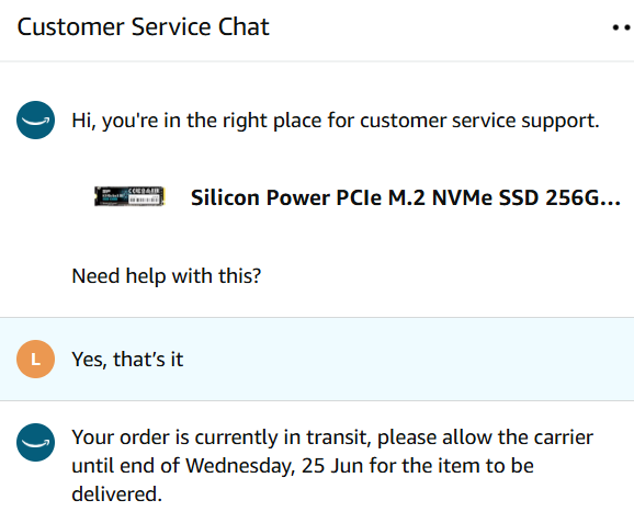 LilPhantom25's tweet photo. @amazon I am confused, I have free next day delievery, Amazon has come to my house twice yesterday and once today, and yet this product still hasnt arrived and it was supposed to be here yesterday, but im being told I should wait until wednesday !?!?!? but why? https://t.co/2uzIogDkNf