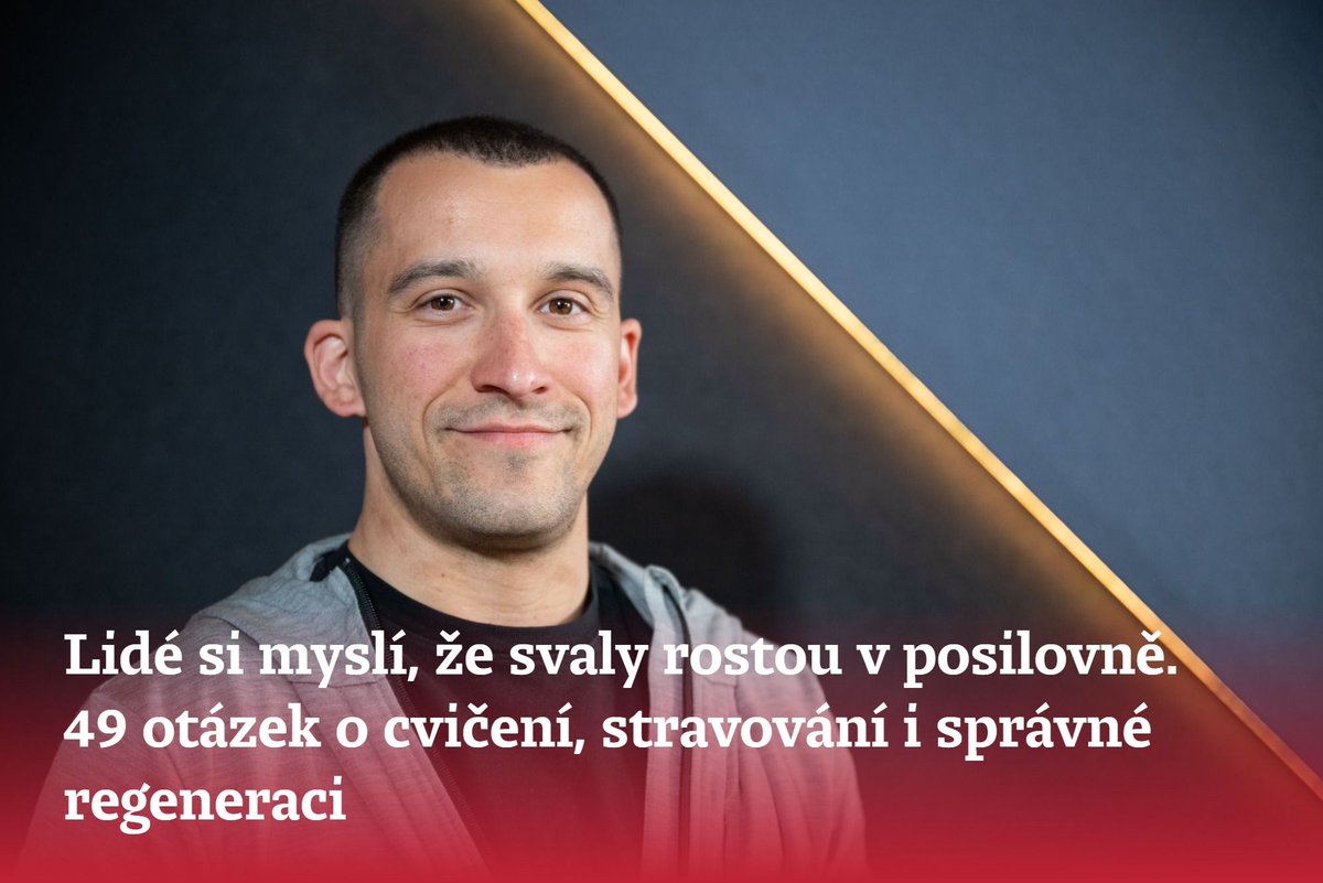 Při nabírání svalů používám jen dva výživové doplňky, proteinový prášek a kreatin. To je všechno, říká trenér Michal Králík. V rozhovoru odpovídá na 49 otázek o cvičení a nabírání svalů. 
denikn.cz/1746904/lide-s…