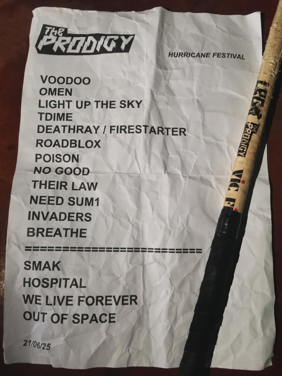 TheProdigyDaily's tweet photo. 21.06.2025 @the_prodigy live at Hurricane Festival, Germany 🇩🇪 

#theprodigy #Germany #SummerFest  #rave #music #musicblog https://t.co/84X7El2EPu
