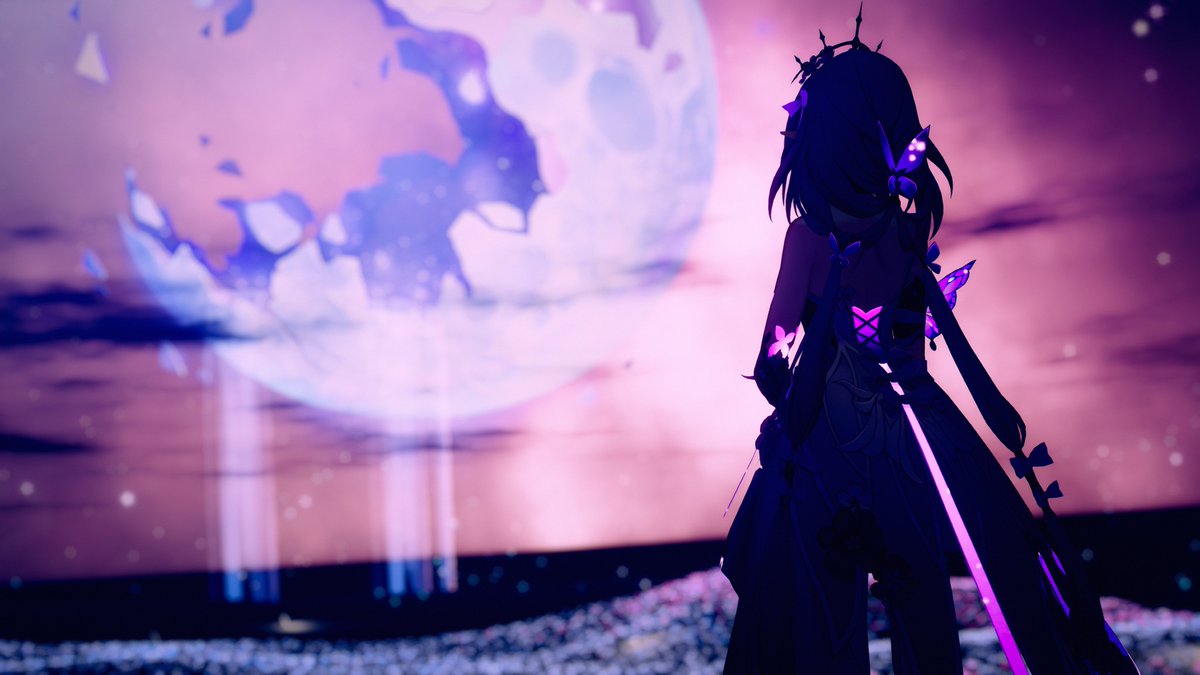 BlakeShogun's tweet image. A picture I took recently on #VRChat of #Castorice from #HonkaiStarRail I couldn't resist grabbing a pic after coming across that world.