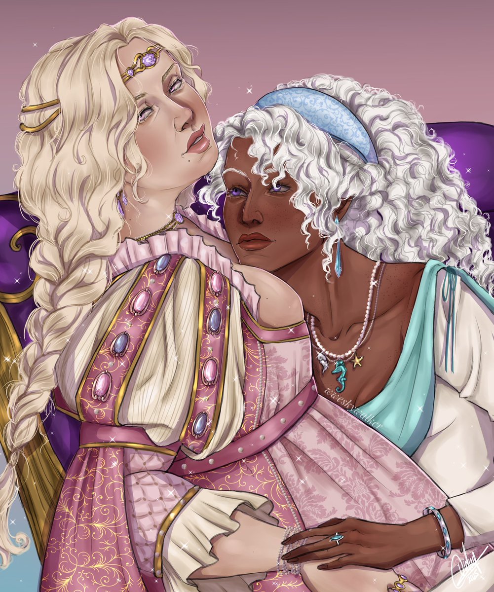 thewweskywalker's tweet image. “May you sleep on the breast of your delicate friend.” 🪷✨
- lf Not, Winter: Fragments of Sappho
#pridemonth #rhaenyratargaryen #laenavelaryon