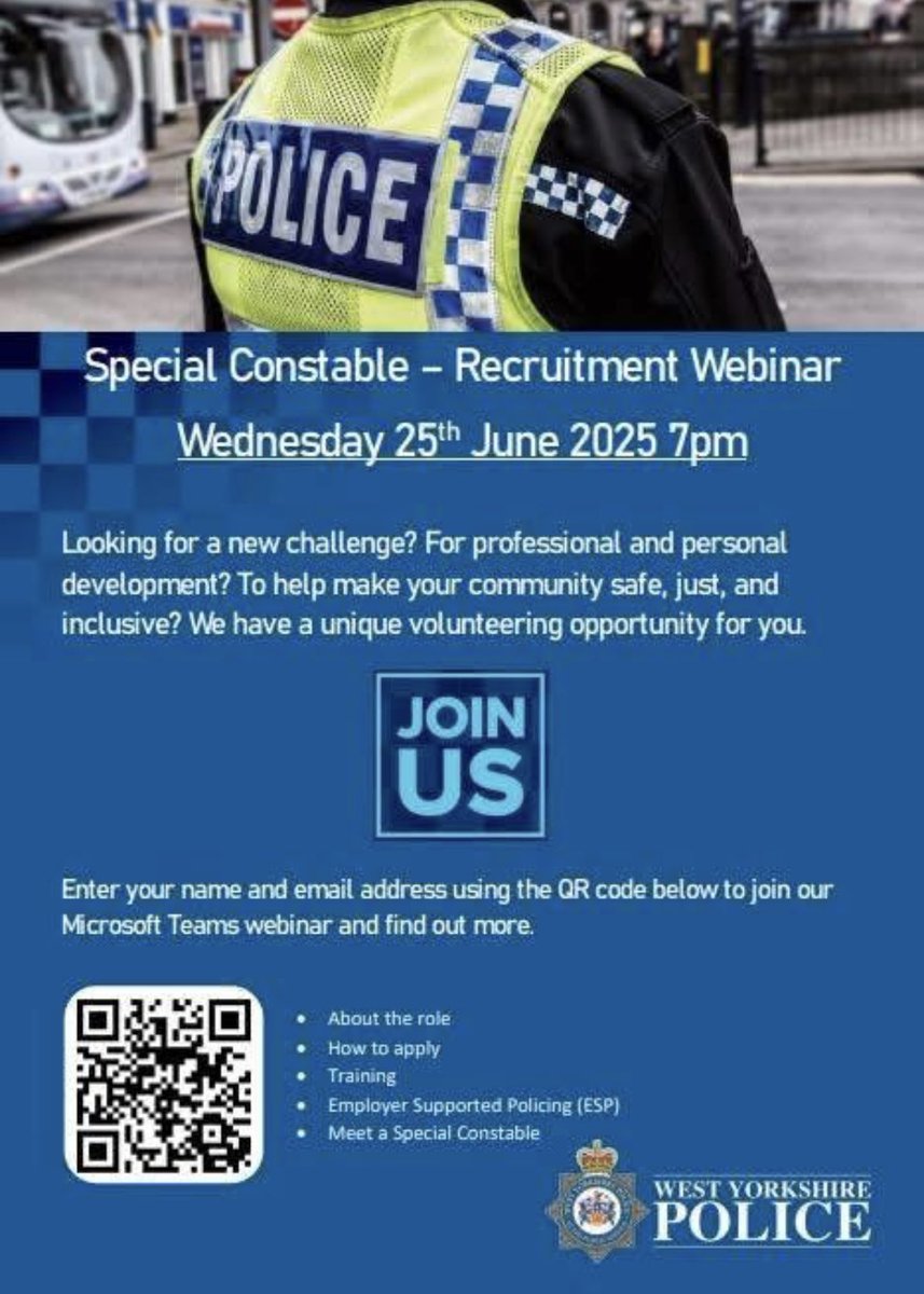Wish you could make a difference in the community? Always fancied being a police officer but don’t want to leave your job? Being a Special could be just for you.