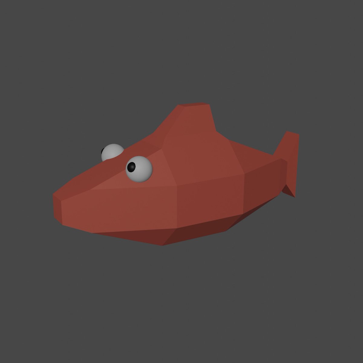 処女作のさかな🐟
#blender #b3d