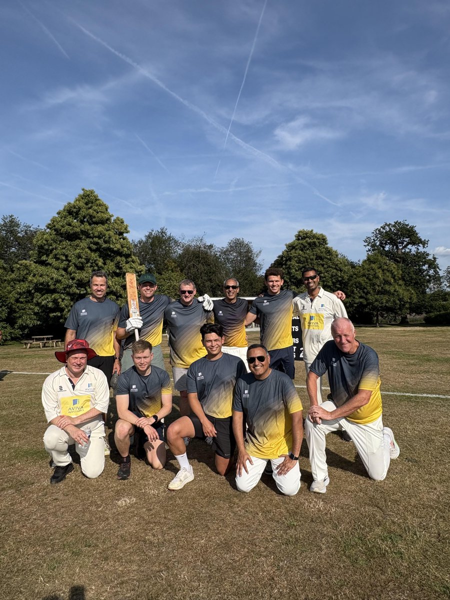 avivainvestors's tweet photo. The sun was shining bright for our annual T20 Cricket Match this week in Greenwich 🌞 

Just one of the many social activities on the calendar this summer!

#Cricket #UKSummer https://t.co/xghZDiHb8C