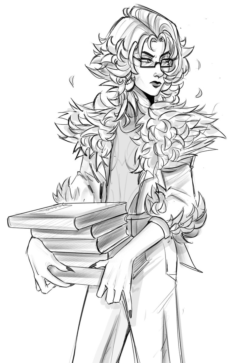 she’s such a nerd 🙄🙄 #FortniteArt #Valeria