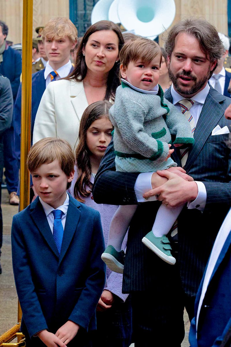 royalchildren_'s tweet photo. #PrinceFelix #PrincessClaire of Luxembourg #PrincessAmalia #PrinceLiam and #PrinceBalthazar of Nassau take part in the procession of the Closing the Octave 2025 celebrations, in Luxembourg ⛪ -May 25th 2025.
.
📷 : Jean-Claude Ernst/LUXPRESS & @CourGrandDucale https://t.co/edE3qxrrm7