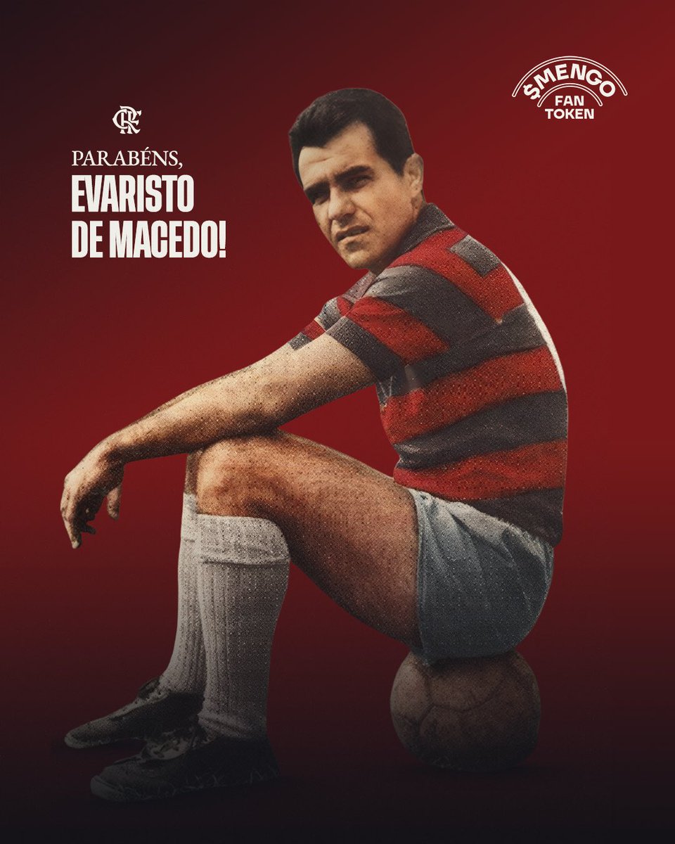 Flamengo's tweet photo. Camisa 10, artilheiro, decisivo, um atacante rápido, técnico e veloz. Um jogador completo e um treinador cheio de histórias! 

Mais que um ídolo, um lenda rubro-negra.

Parabéns, Evaristo de Macedo, pelos seus 92 anos!
#bday https://t.co/xTFlWhvtTQ