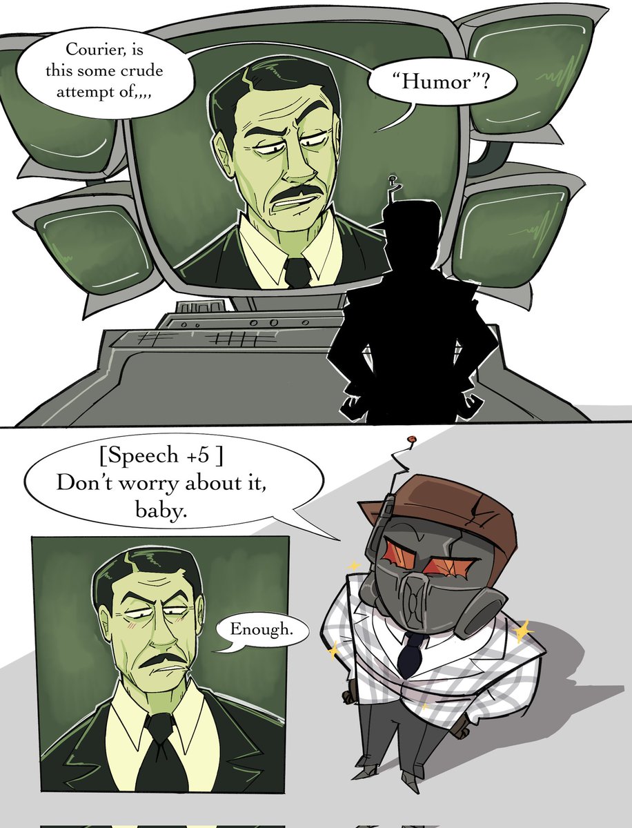 SketchyVillain's tweet image. Wear your enemy. 
#Fallout #Falloutnewvegas
