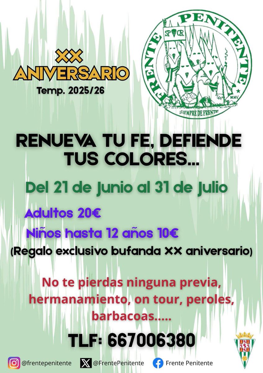 RENUEVA TU FE, DEFIENDE TUS COLORES... HAZTE DEL FRENTE 🤍💚