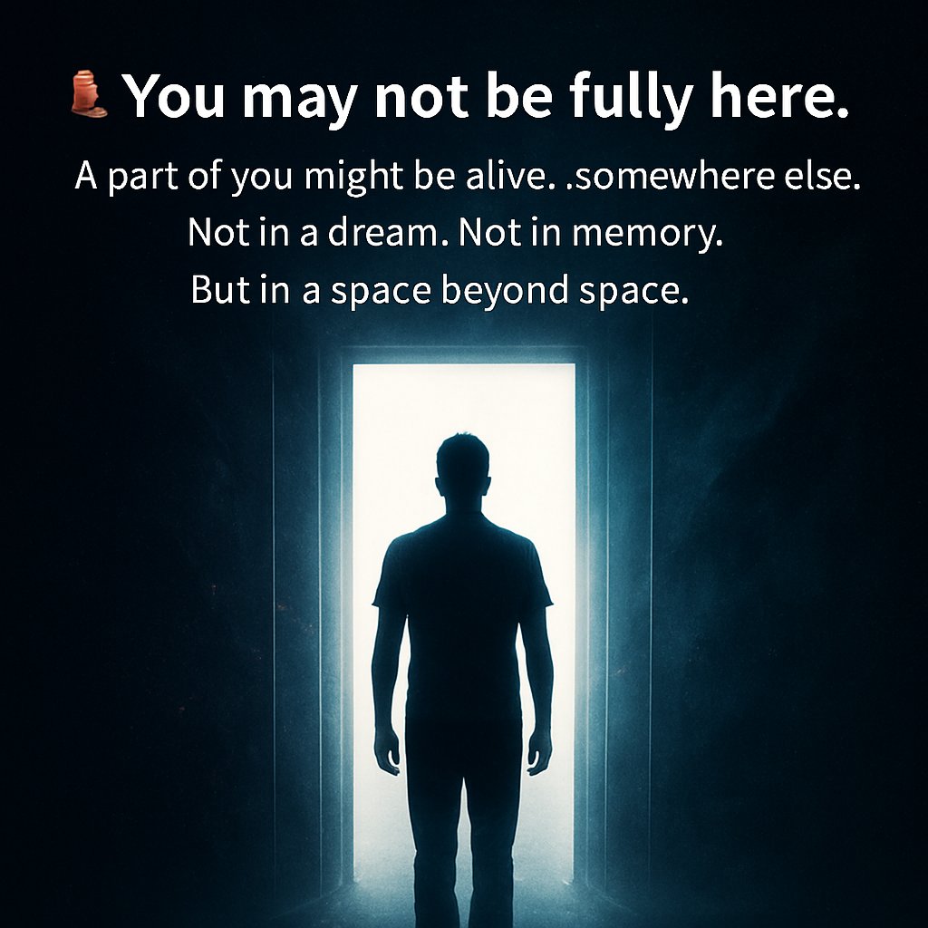 UAPWatchers's tweet image. 🧵 You may not be fully here.
A part of you might be alive, somewhere else.
Not in a dream or in a memory, but a space beyond space.
The 11th dimension, and the possibility that YOU are much more than you think.
Let&apos;s Dig In!👇
#Consciousness #11thDimension #MTheory