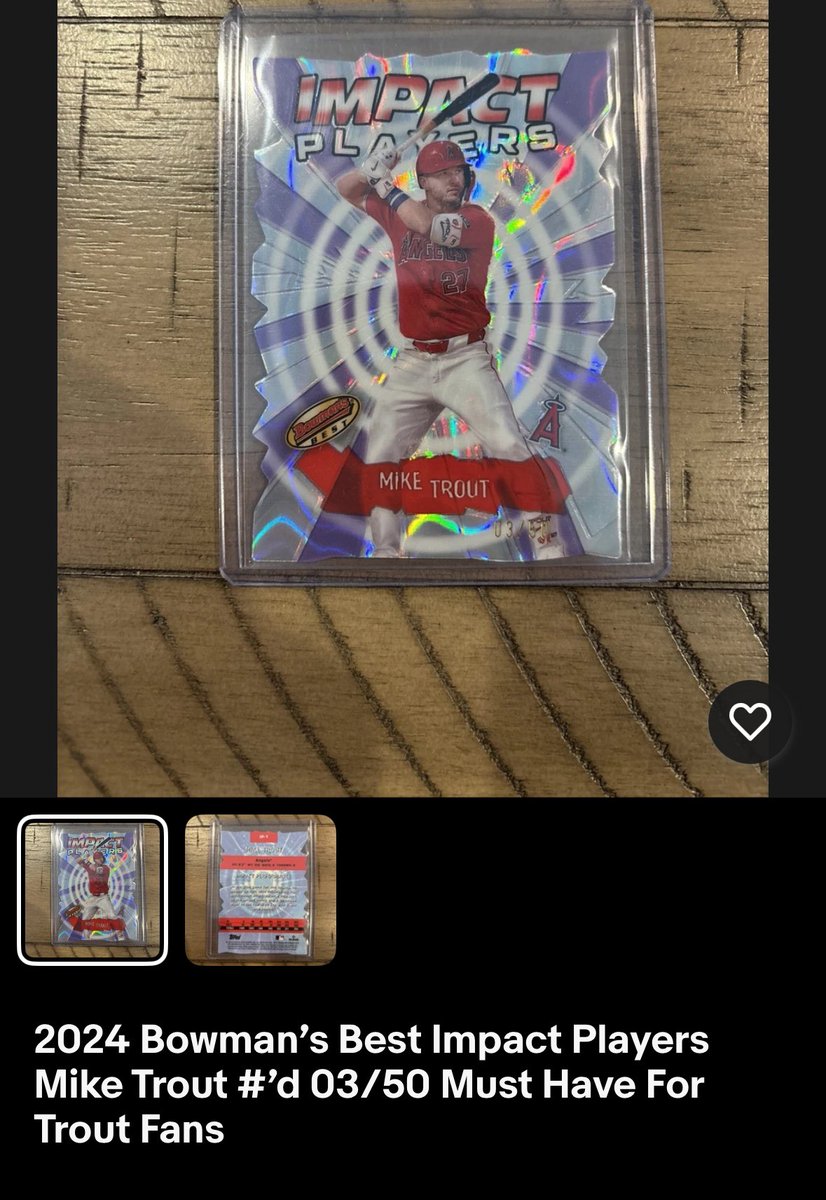 miketrout_cards's tweet image. It’s a must have