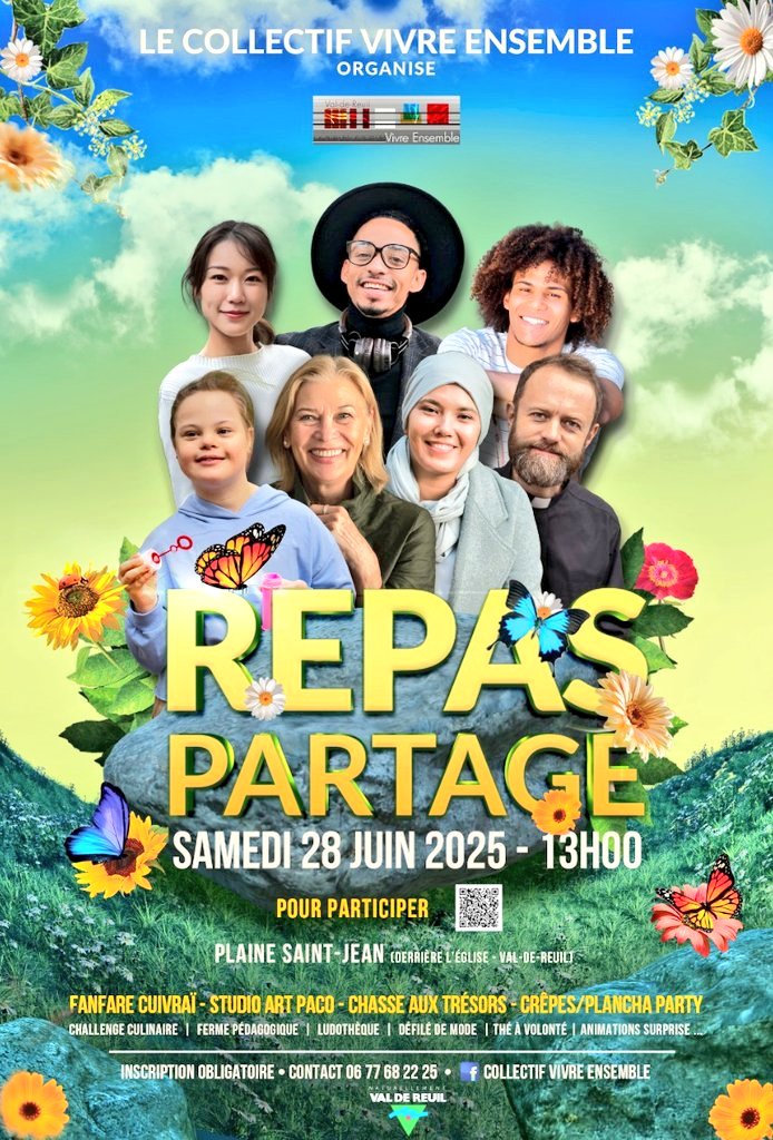 Dans un monde où la #diversité est une force, le repas partage se veut un lieu d'accueil pour tous, sans exception pour...

Bâtir des ponts 

Vous êtes déjà quelques centaines d'inscrits  ..🙏

<a href="/VEVDR/">Collectif Vivre Ensemble</a>
<a href="/valdereuil_info/">Val-de-Reuil</a>