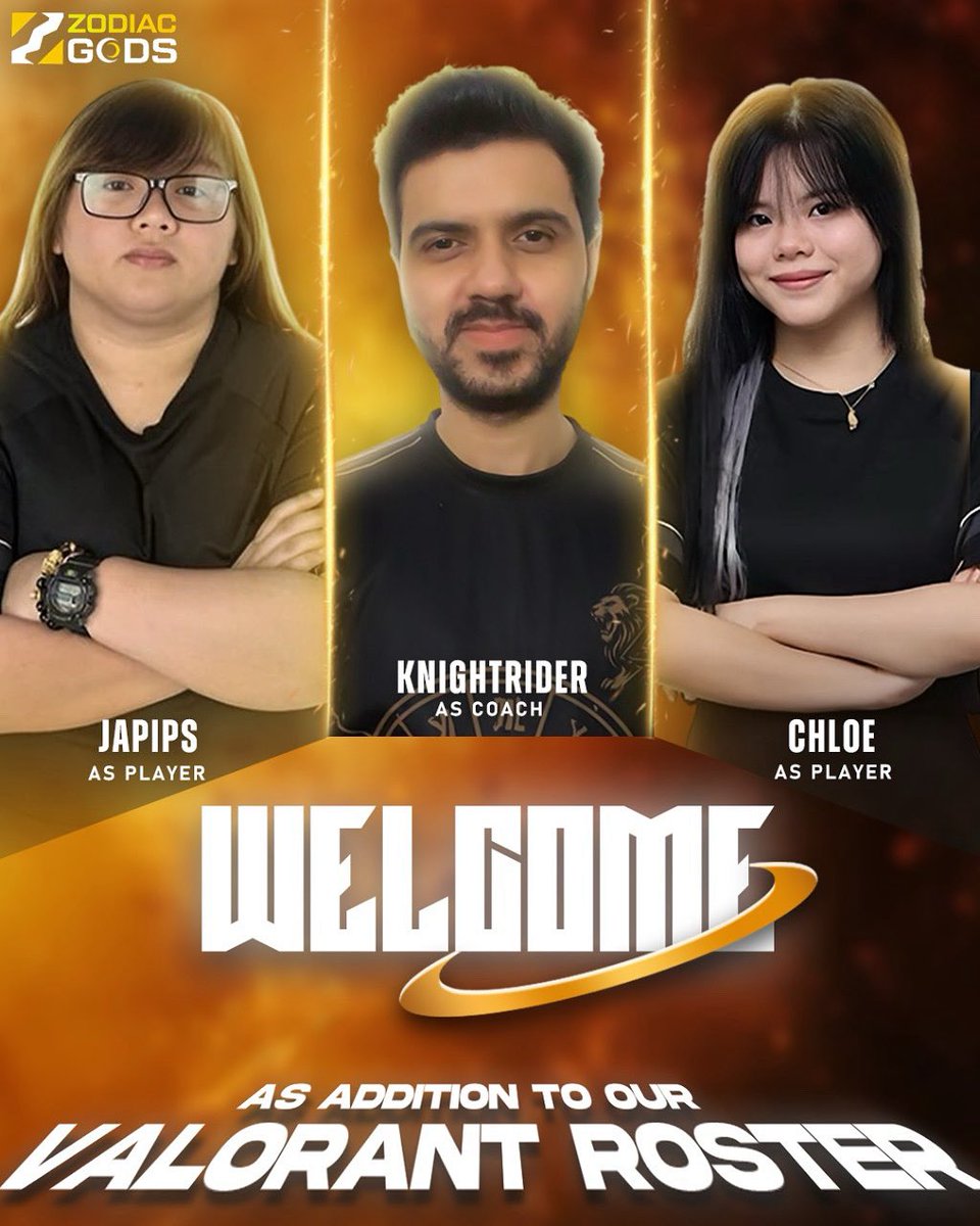 Zodiac Gods (@zodiac_gods_) on Twitter photo From Challengers to Champions๐-our journey continues with new allies. Get ready for the next chapter.
One mission: DOMINATE Together.
Brace for the heat-this season, we rise stronger than ever.
#Valorant #newera #RiseTogether #zodiacgods #VCTGameChangers #gaming #riot From Challengers to Champions๐-our journey continues with new allies. Get ready for the next chapter.
One mission: DOMINATE Together.
Brace for the heat-this season, we rise stronger than ever.
#Valorant #newera #RiseTogether #zodiacgods #VCTGameChangers #gaming #riot
