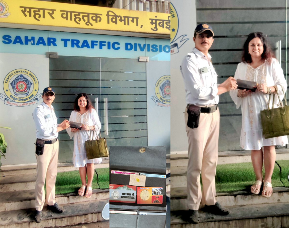 Itisha Chauhan (@itishachauhan14) on Twitter photo Thanks <a href="/SaharPS_Mumbai/">सहार पोलीस ठाणे– Sahar PS Mumbai</a> <a href="/MumbaiPolice/">मुंबई पोलीस - Mumbai Police</a> for promptly returning my wallet and saving me the pain & hassle.
Had I lost them, it would have been an herculean task for me to get them all made 🙏🏿 Thanks <a href="/SaharPS_Mumbai/">सहार पोलीस ठाणे– Sahar PS Mumbai</a> <a href="/MumbaiPolice/">मुंबई पोलीस - Mumbai Police</a> for promptly returning my wallet and saving me the pain & hassle.
Had I lost them, it would have been an herculean task for me to get them all made 🙏🏿