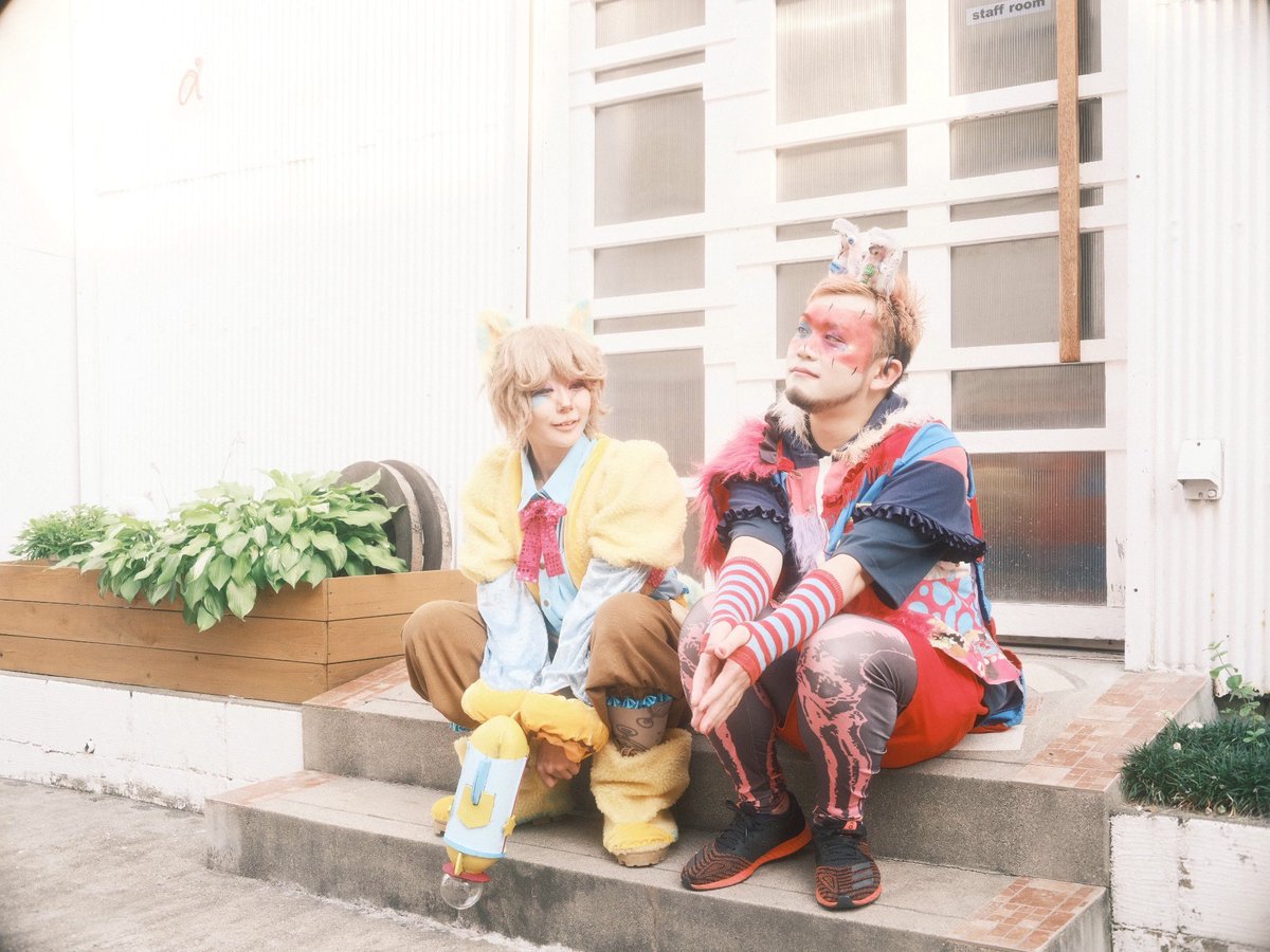 色んなニンゲンさんが居て楽しい在廊だったな〜🐰少しでもボクらのことが気になったんらライブも来ちゃってよ❣️

うぃず　<a href="/HalleluYaMusica/">ハレルヤ🐈⚡️MonsterMusica</a> 
ふぉとばい　<a href="/Photocat2835/">つばさ@HORY,INC.</a>