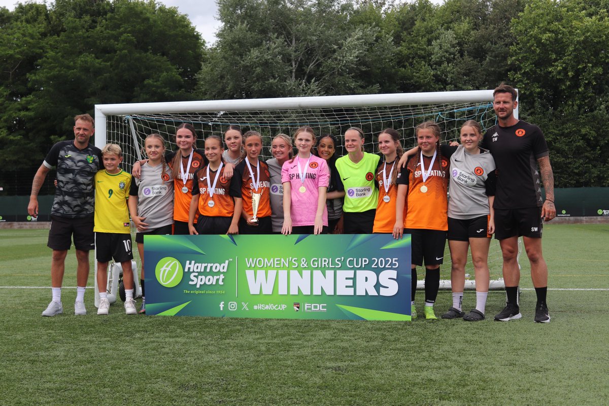 The FDC (@thefdcnorfolk) on Twitter photo <a href="/DTFC_Youth/">Dereham Town Youth</a> <a href="/MarthamFC1/">Martham FC</a> <a href="/HarlestonTownFC/">Harleston Town FC</a> <a href="/CostesseySports/">Costessey Sports</a> Congratulations to our winners! 🙌
🏆 U10s - <a href="/CostesseySports/">Costessey Sports</a>
🏆 U12s - <a href="/fakenhamtownfc/">Fakenham Town FC</a>
🏆 U14s - <a href="/fc_sprowston23/">SPROWSTON FC</a>
That completes this year's <a href="/HarrodSport/">Harrod Sport</a> Women's & Girls Cup. 🤝
Thank you to everyone for another great three days of football! #NorfolkFootball #HSWGCup ⚽️ <a href="/DTFC_Youth/">Dereham Town Youth</a> <a href="/MarthamFC1/">Martham FC</a> <a href="/HarlestonTownFC/">Harleston Town FC</a> <a href="/CostesseySports/">Costessey Sports</a> Congratulations to our winners! 🙌
🏆 U10s - <a href="/CostesseySports/">Costessey Sports</a>
🏆 U12s - <a href="/fakenhamtownfc/">Fakenham Town FC</a>
🏆 U14s - <a href="/fc_sprowston23/">SPROWSTON FC</a>
That completes this year's <a href="/HarrodSport/">Harrod Sport</a> Women's & Girls Cup. 🤝
Thank you to everyone for another great three days of football! #NorfolkFootball #HSWGCup ⚽️