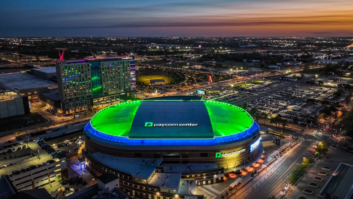 Tonight is the night! The eyes of the sports world will be focused on the event inside this building as OKC hosts Game 7 of the 2025 NBA Finals.  Go Thunder!!  #ThunderUp