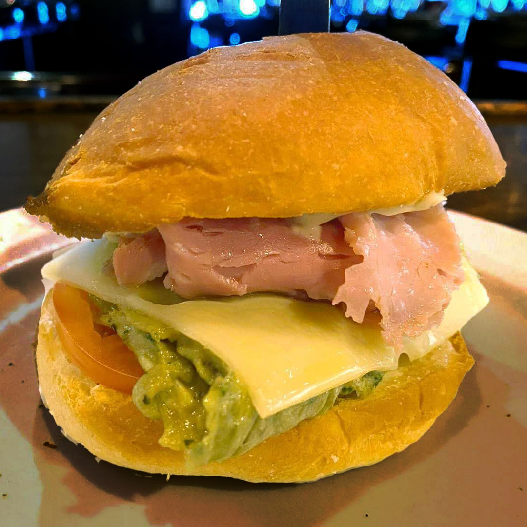 It's Sunday METAL BRUNCH 10am-3pm! Come down to Maplewood and try what Sauce magazine calls "the perfect breakfast sandwich" - GREEN EGGS &amp; HAM SANDWICH: house-cut ham, Swiss, walnut-pesto scrambled eggs, tomato, and garlic-pepper mayo on a brioche bun.