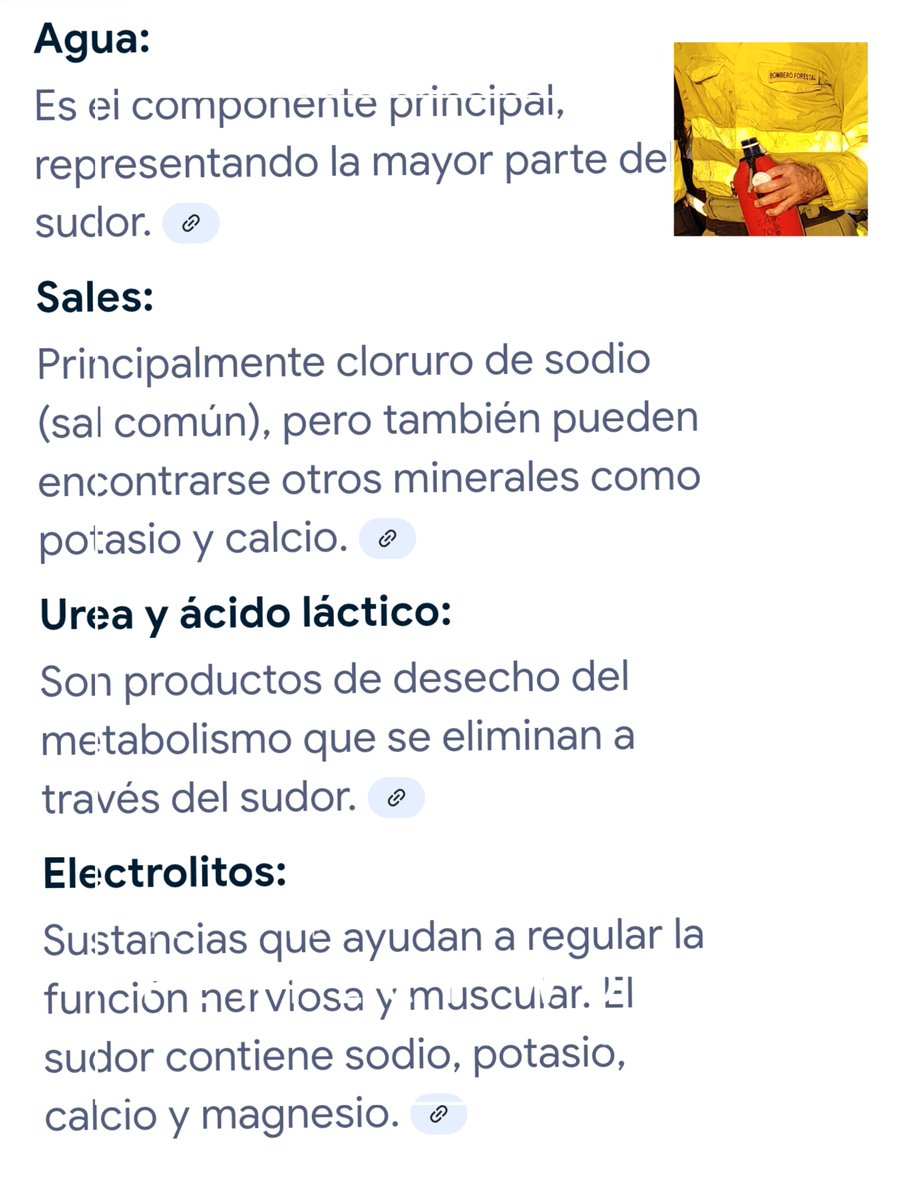 Recuerda:
Esto solo es lo pierdes con el sudor.
Sales minerales, electrolitos, proteínas, carbohidratos y  vitaminas deberían ser  primordiales en el avituallamiento.
No pongas en riesgo tu salud y la de tus compañeros.